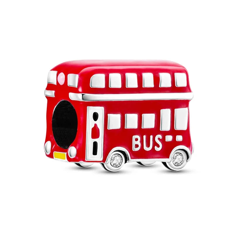 Berloque de Prata 925 Ônibus - Ver de Prata