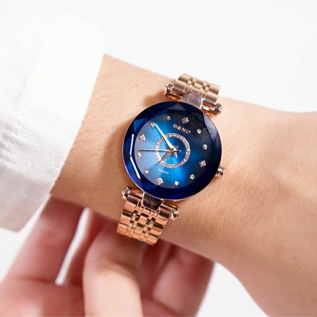 Relógio Feminino Sea Diamond - Ver de Prata