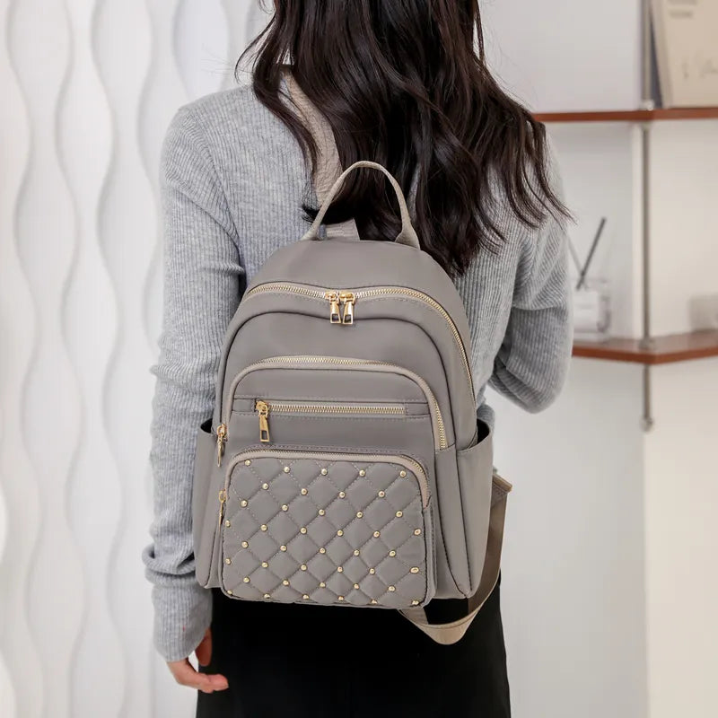Mochila Feminina Escolar - Ver de Prata