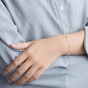 Pulseira de Prata 925 Classic - Ver de Prata