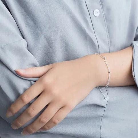 Pulseira de Prata 925 Classic - Ver de Prata