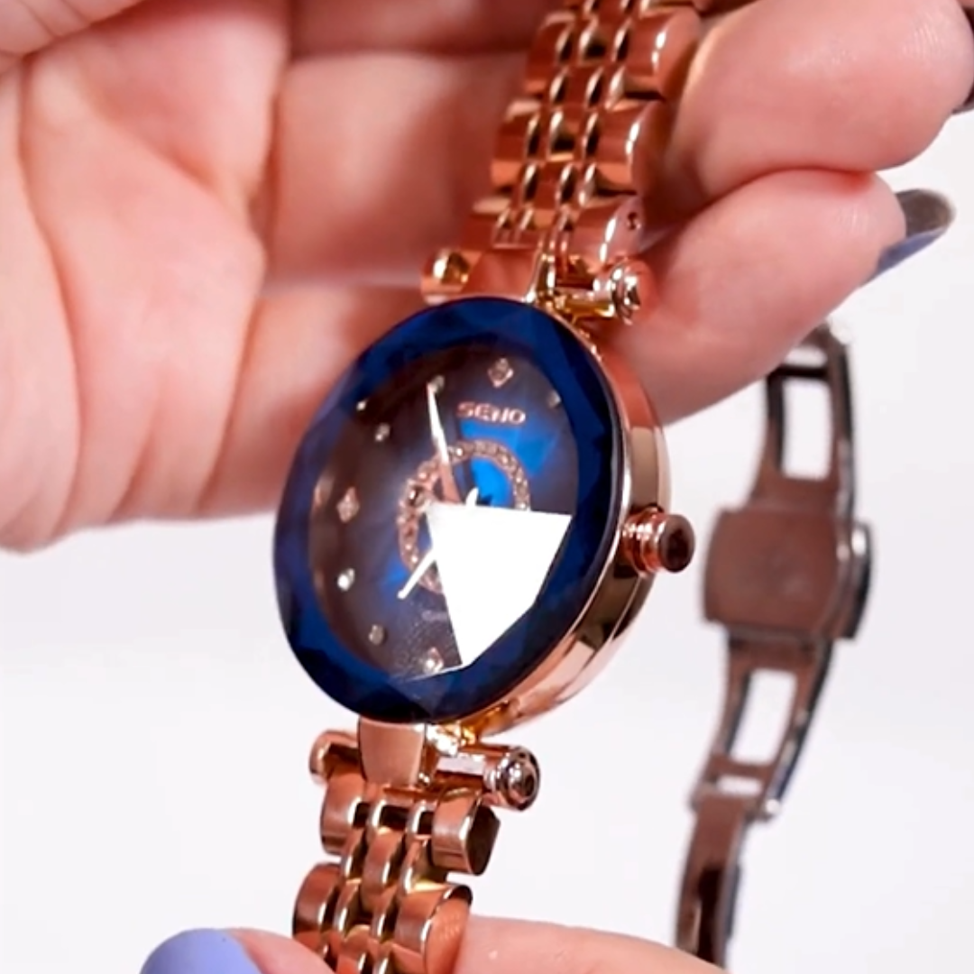 Relógio Feminino Sea Diamond 4 - Ver de Prata
