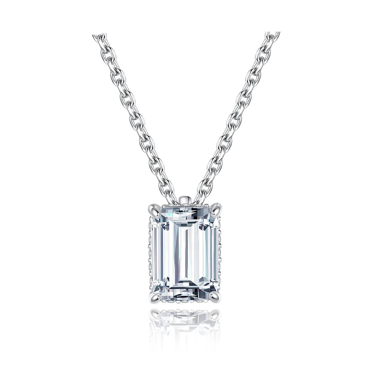 Colar de Prata Feminino Diamond - Ver de Prata