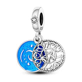 Berloque de Prata Blue Star - Ver de Prata