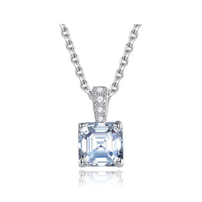 Colar de Prata Feminino Asscher - Ver de Prata