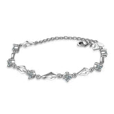 Pulseira de Prata Feminina Charm - Ver de Prata