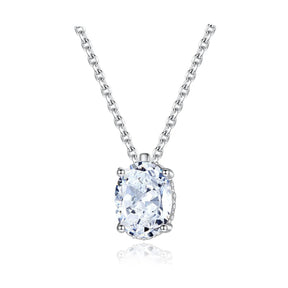 Colar de Prata Feminino Blue Diamond - Ver de Prata