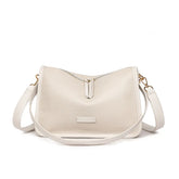 Bolsa Feminina Crossbody de Couro - Ver de Prata