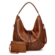 Bolsa Feminina de Couro Hobo - Ver de Prata