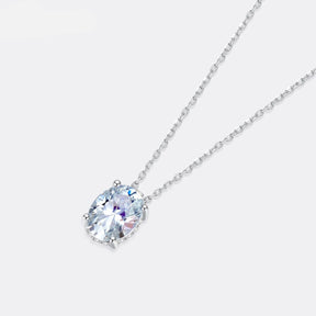 Colar de Prata Feminino Blue Diamond - Ver de Prata