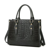 Bolsa Feminina Grande Alligator - Ver de Prata