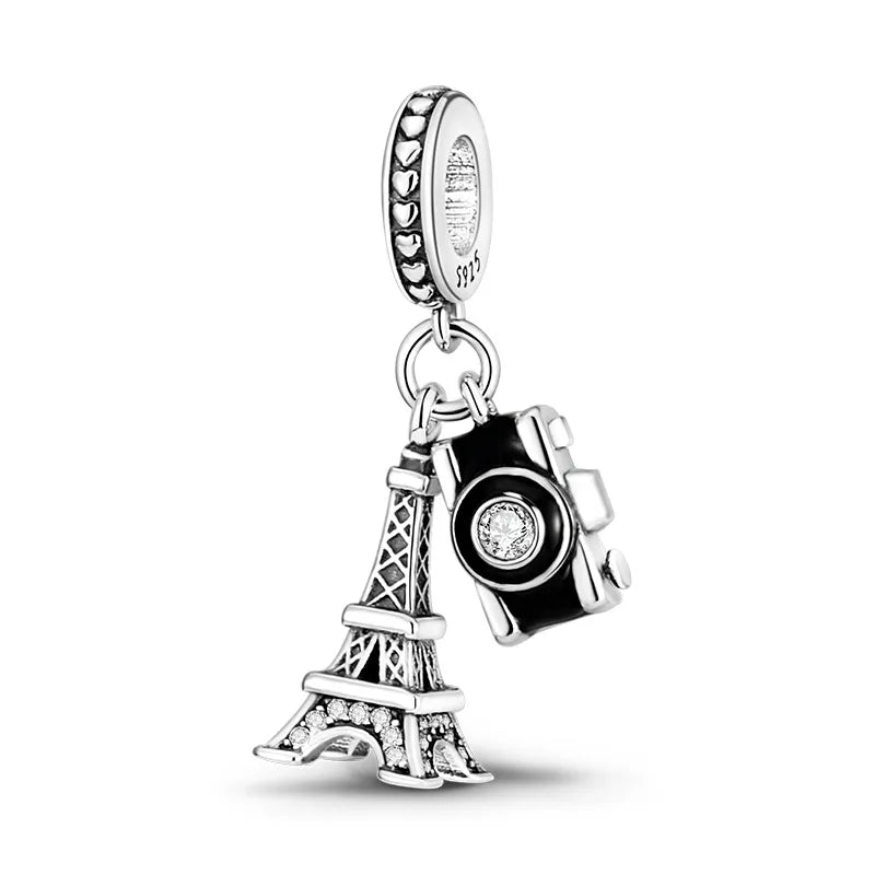 Berloque Torre Eiffel Prata 925 - Ver de Prata