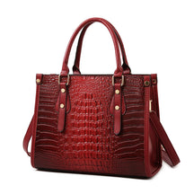 Bolsa Feminina Grande Alligator - Ver de Prata